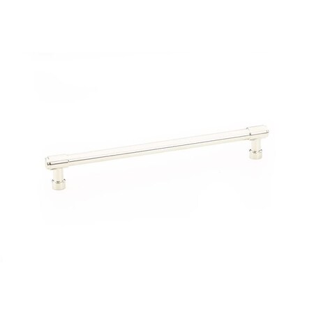 Emtek Jasper Cabinet Pull with 8 in Center to Center Polished Nickel Lifetime Finish 86690US14